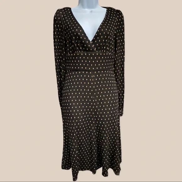 Betsey johnson polka dot maxi dress online
